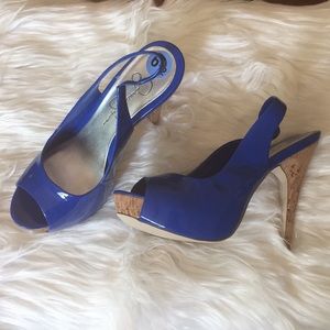 Jessica Simpson Peep Toe Slingback